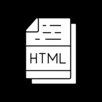 Html File Format Vector Icon Design