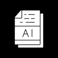 AI File Format Vector Icon Design