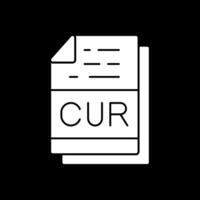 CUR File Format Vector Icon Design