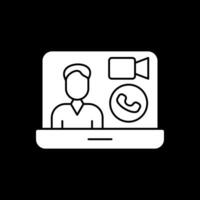 Video call Vector Icon Design