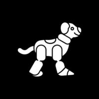 Robot dog Vector Icon Design