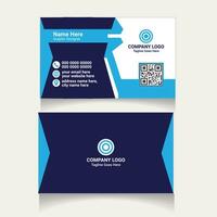 corporate business card design vector