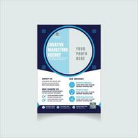 CORPORATE FLYER, CREATIVE FLYER vector