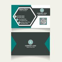 corporate business card design vector