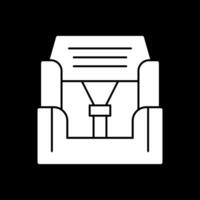 Car seat Vector Icon Design