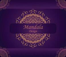 Gorgeous Mandala Design Template vector