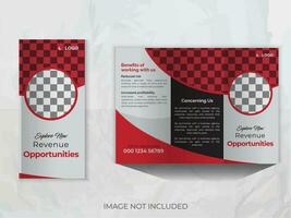 Trifold Brochure Design, Simple Brochure design, vector