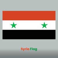 The Syria Flag vector