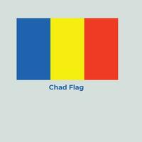 el Chad bandera vector