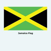 el Jamaica bandera vector