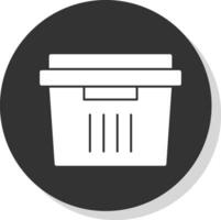 Food Container Vector Icon Design