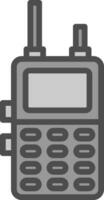 Walkie talkie Vector Icon Design