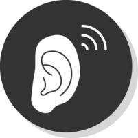 Ear Vector Icon Design