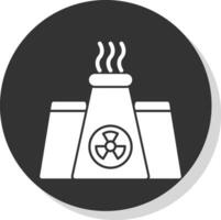 Nuclear energy Vector Icon Design