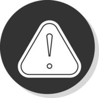 diseño de icono de vector de alerta