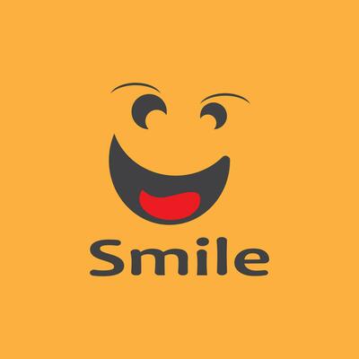 Smile icon emoticon symbol template