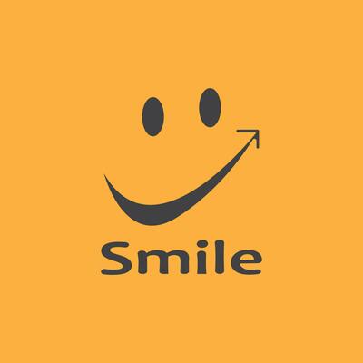 Smile icon emoticon symbol template
