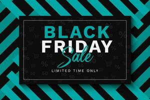 Simple modern black friday sale background vector