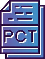 Pct File Format Vector Icon Design