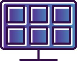 Screen Vector Icon Design