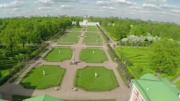 aérien coup de tsaritsyno parc dans été video