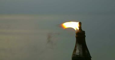 Tiki Torch Flame in Twilight video