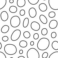 Abstract doodle seamless pattern. Vector hand drawn simple illustration. Freehand scribble pattern.