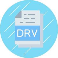 Drv File Format Vector Icon Design