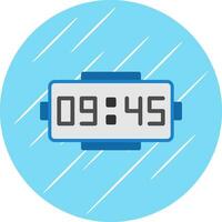 Digital clock Vector Icon Design