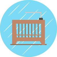 Crib Vector Icon Design