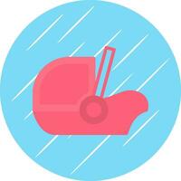 Baby car seat Vector Icon Design