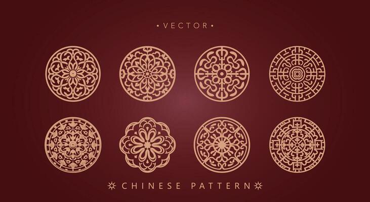 Chinese traditional decorative pattern
