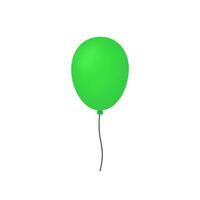 3d Realistic Balloon vector Illustration