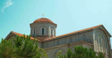 Big Christian Church in Peraia, Greece video