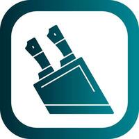 Knife block Vector Icon Design