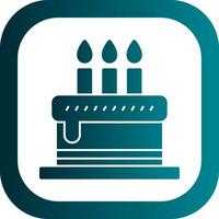 Cake Vector Icon Design