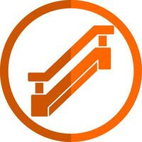 Escalator Vector Icon Design