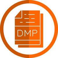 Dmp File Format Vector Icon Design