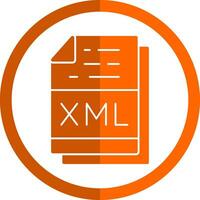 xml archivo formato vector icono diseño