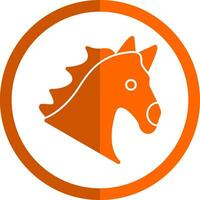 diseño de icono de vector de caballo