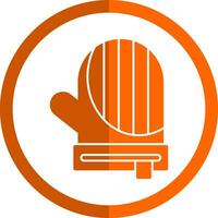 Oven mitts Vector Icon Design