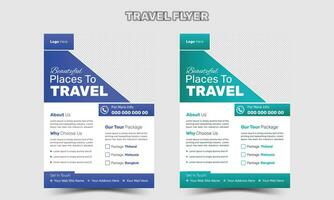 Travel Flyer with space for pro Vector