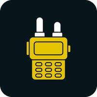 diseño de icono de vector de walkie talkie