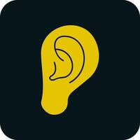 Ear Vector Icon Design