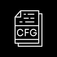 Cfg File Format Vector Icon Design