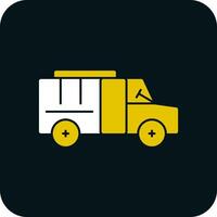 School bus Vector Icon Design