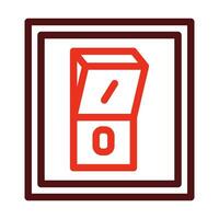 Switcher Vector Thick Line Two Color Icons For Personal And Commercial Use.