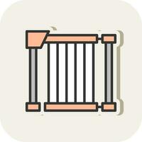 Gate Vector Icon Design