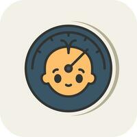 Speedmeter Vector Icon Design