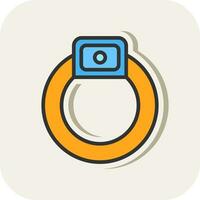 Ring Vector Icon Design